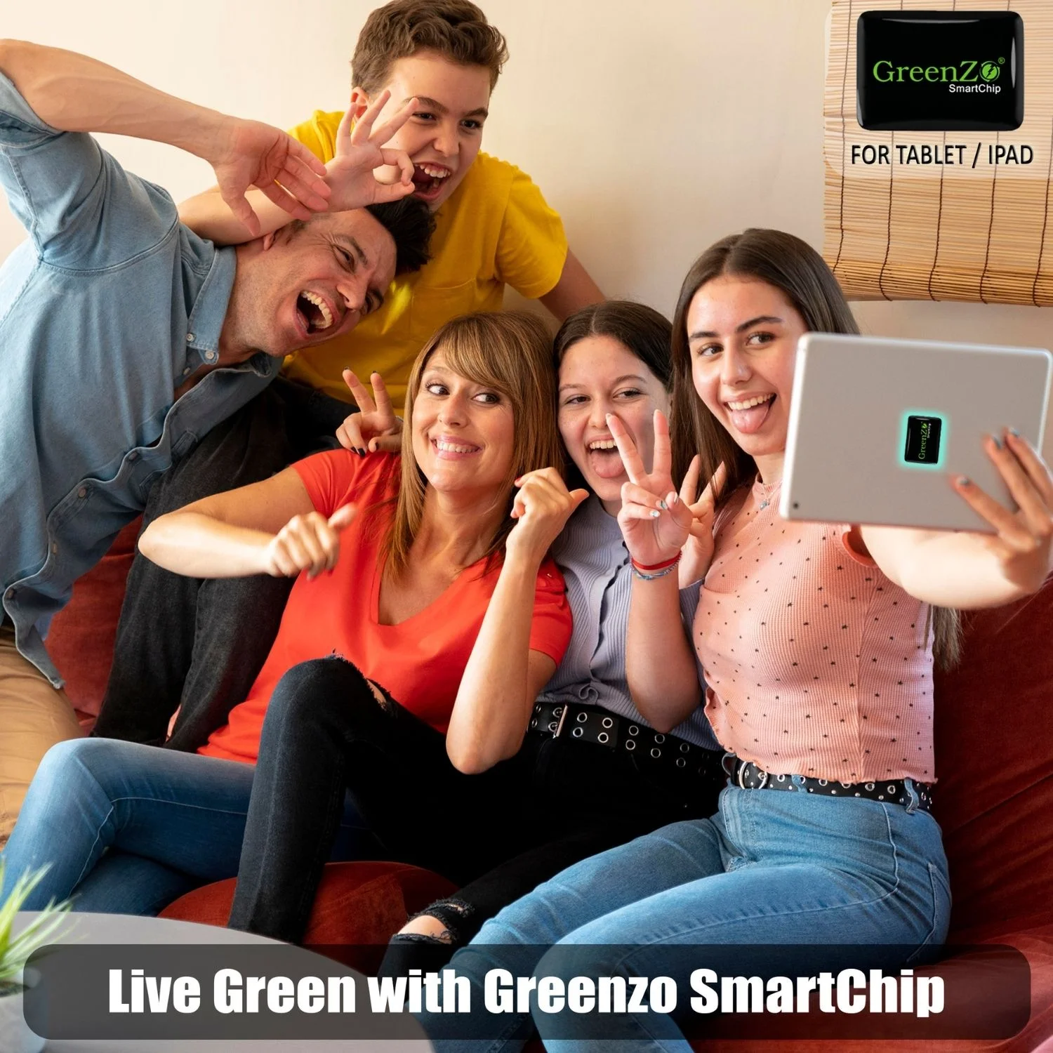 Greenzo Anti Radiation Protection Chip For Tab / I Pad Black - Image 4